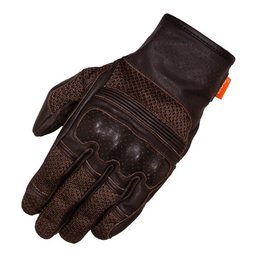 MERLIN SHENSTONE MESH D3O® MOTORCYCLE GLOVES BROWN