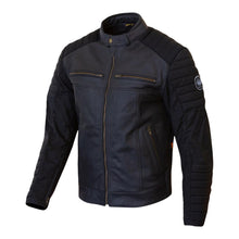 MERLIN RIDGE D3O® COTEC® LEATHER MOTORCYCLE JACKET BLACK