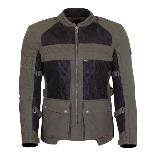 MERLIN MAHALA RAID D3O® MOTORCYCLE JACKET BLACK/OLIVE