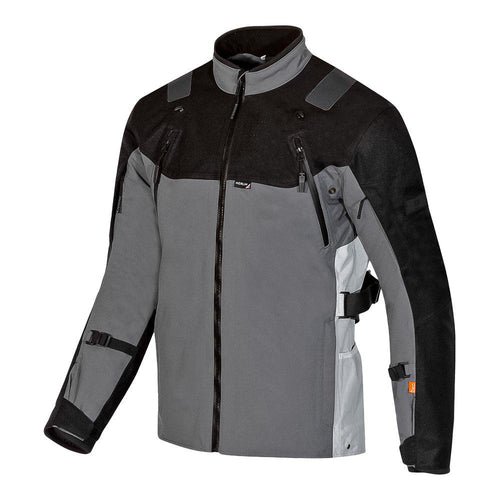 MERLIN NAVAR LAMINATED D3O® MOTORCYCLE JACKET BLACK/GREY