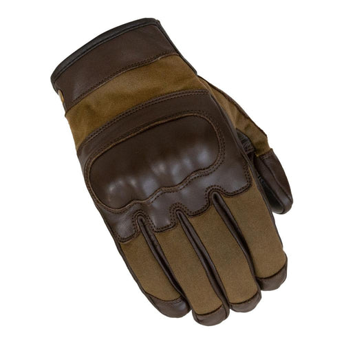 MERLIN GLENN MOTORCYCLE GLOVES BROWN