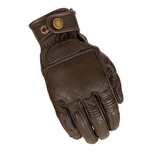 MERLIN STEWART MOTORCYCLE GLOVES BROWN