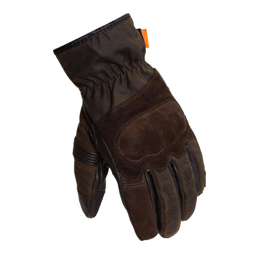 MERLIN RANTON II D3O® WATERPROOF MOTORCYCLE GLOVES BROWN/OLIVE