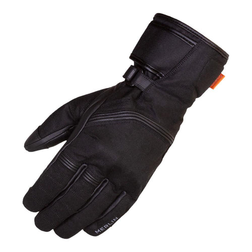 MERLIN RANGER D3O® WATERPROOF MOTORCYCLE GLOVES BLACK