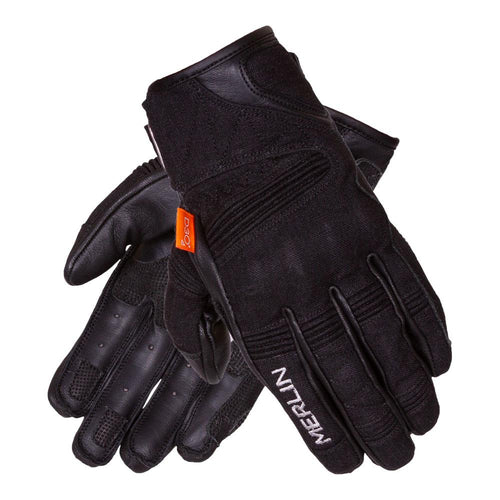 MERLIN MAHALA RAID D3O® MOTORCYCLE GLOVES BLACK
