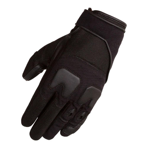 MERLIN KAPLAN AIR MESH MOTORCYCLE GLOVES BLACK