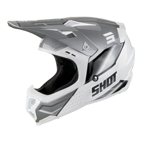 SHOT CORE MOTOCROSS HELMET HONOR GREY PEARLY MIPS