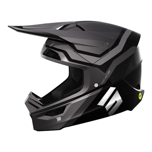 SHOT RACE MOTOCROSS HELMET SKY GREY CHROME MIPS