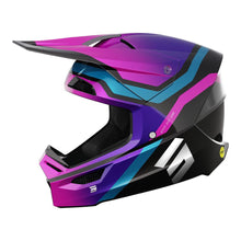 SHOT RACE MOTOCROSS HELMET SKY PURPLE CHROME MIPS