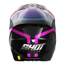 SHOT RACE MOTOCROSS HELMET SKY PURPLE CHROME MIPS