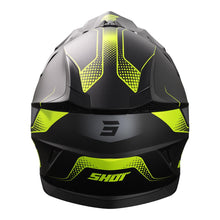 SHOT PULSE MOTOCROSS HELMET EDGE MATTE BLACK/NEON YELLOW