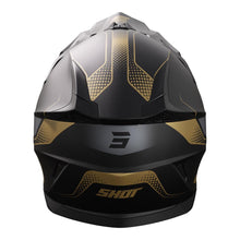 SHOT PULSE MOTOCROSS HELMET EDGE MATTE BLACK/GOLD