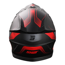 SHOT PULSE MOTOCROSS HELMET EDGE MATTE BLACK/RED