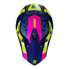 SHOT PULSE KID MOTOCROSS HELMET AIRFIT BLUE/NEON YELLOW/PINK