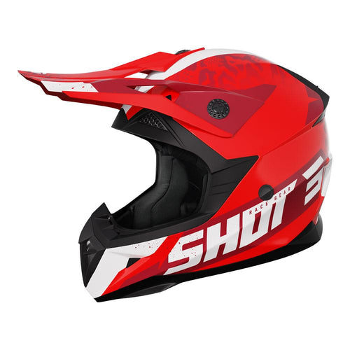 SHOT PULSE KID MOTOCROSS HELMET AIRFIT RED GLOSSY