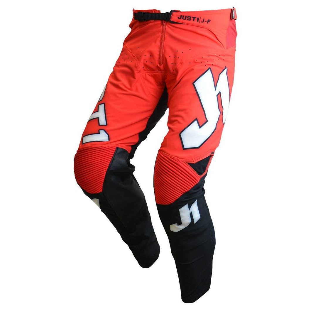 JUST1 RACING J-FLEX ADRENALINE RED/WHITE/BLACK MOTOCROSS PANTS