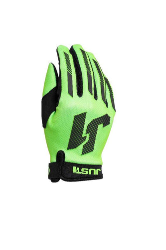 JUST1 J-FORCE X FLURO GREEN MOTOCROSS GLOVES