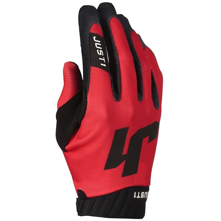 JUST1 J-FLEX 2.0 RED BLACK YOUTH MOTOCROSS GLOVES