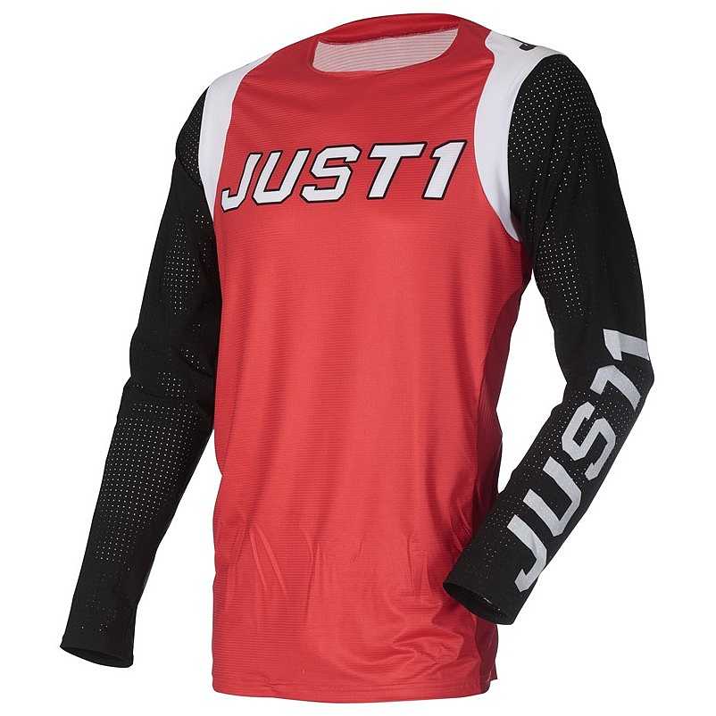 JUST1 RACING J-FLEX ADRENALINE RED/WHITE/BLACK MOTOCROSS JERSEY