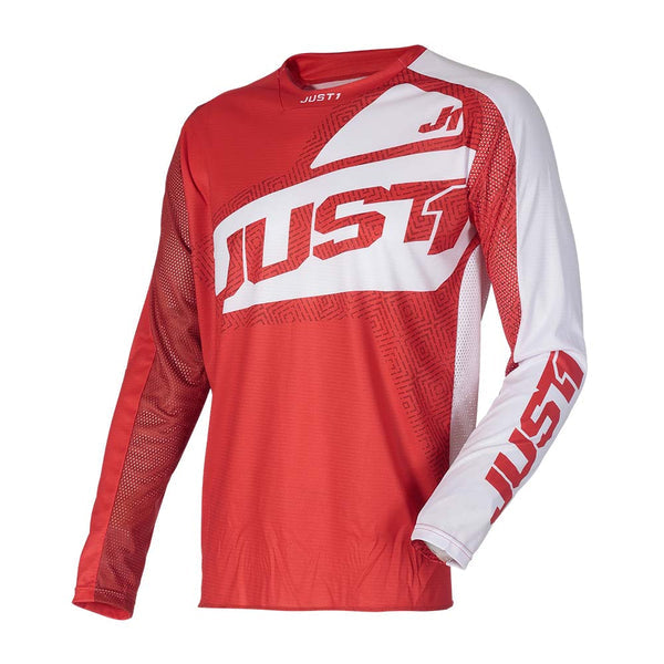 JUST1 RACING J-FORCE VERTIGO RED/WHITE MOTOCROSS JERSEY