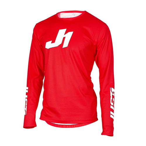 JUST1 RACING J-ESSENTIAL SOLID RED YOUTH MOTOCROSS JERSEY