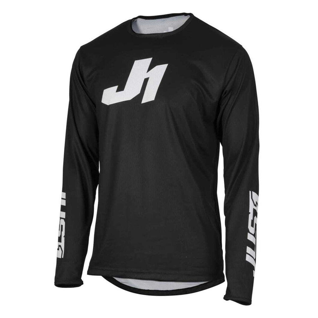 JUST1 RACING J-ESSENTIAL SOLID BLACK JERSEY