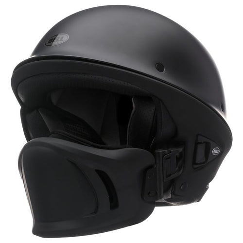 BELL ROGUE SOLID MATT BLACK HELMET (Size: MEDIUM)