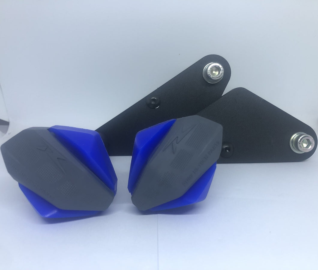 PUIG R12 FRAME SLIDERS TO SUIT BMW S 1000 R (2014 - 2016) - BLUE