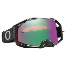 OAKLEY AIRBRAKE MX TUFF BLOCKS GUNMETAL BLACK - PRIZM MX JADE