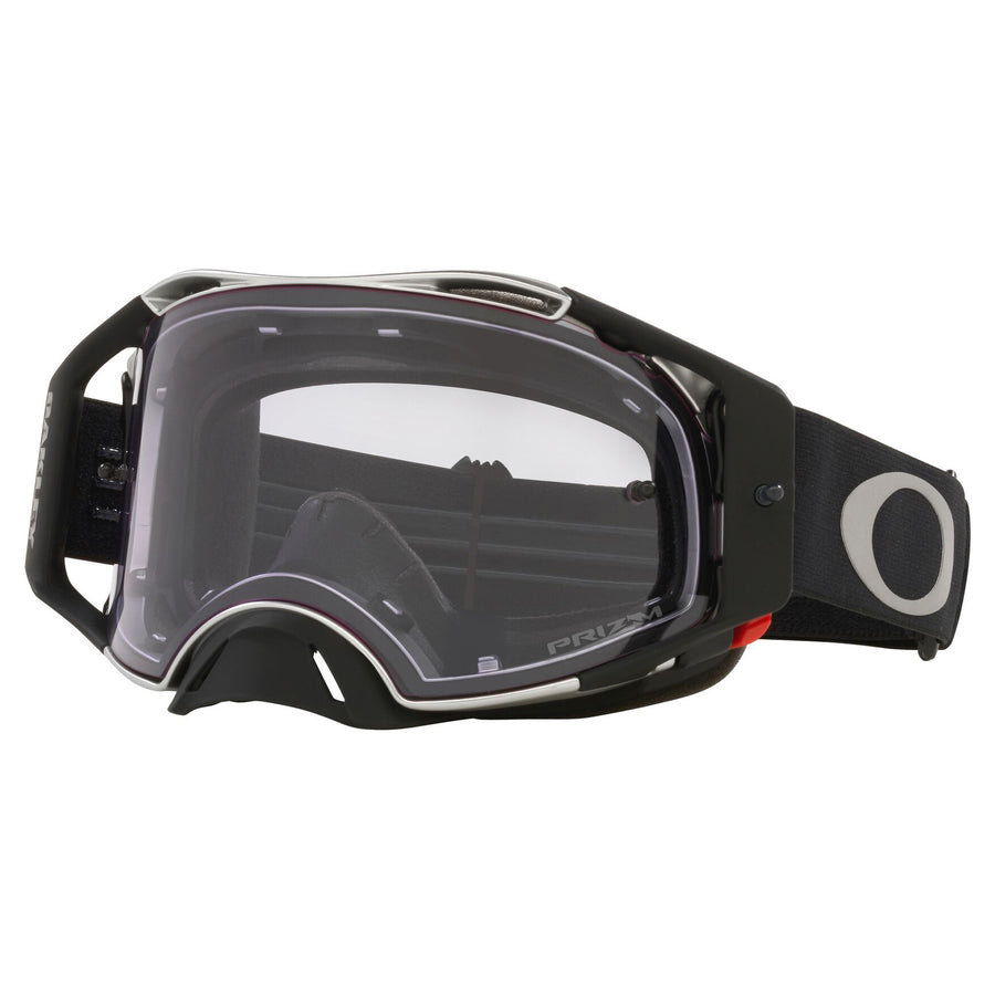 OAKLEY AIRBRAKE MX TUFF BLOCKS GUNMETAL BLACK - PRIZM LOW LIGHT