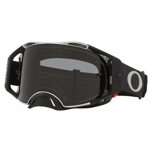 OAKLEY AIRBRAKE MX TUFF BLOCKS GUNMETAL BLACK - DARK GREY