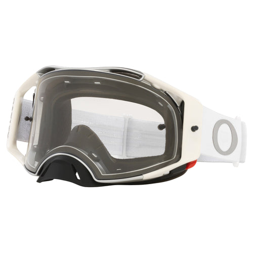 OAKLEY AIRBRAKE MX TUFF BLOCKS WHITE - CLEAR