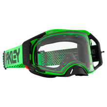OAKLEY AIRBRAKE MX MOTO GREEN B1B - CLEAR