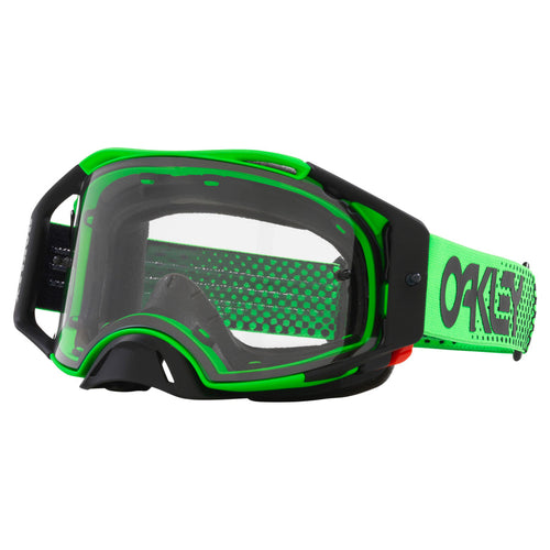 OAKLEY AIRBRAKE MX MOTO GREEN B1B - CLEAR