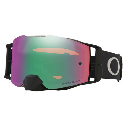OAKLEY FRONT LINE MX TUFF BLOCKS BLACK GUNMETAL - PRIZM MX JADE