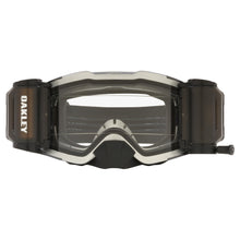 OAKLEY FRONT LINE MX TUFF BLOCKS BLACK GUNMETAL - CLEAR ROLL OFF