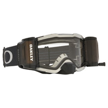 OAKLEY FRONT LINE MX TUFF BLOCKS BLACK GUNMETAL - CLEAR ROLL OFF