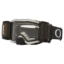 OAKLEY FRONT LINE MX TUFF BLOCKS BLACK GUNMETAL - CLEAR ROLL OFF