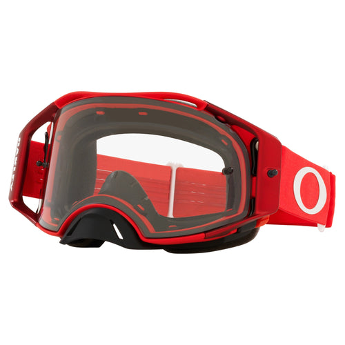 OAKLEY AIRBRAKE MX MOTO RED - CLEAR