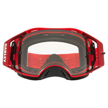 OAKLEY AIRBRAKE MX MOTO RED - CLEAR