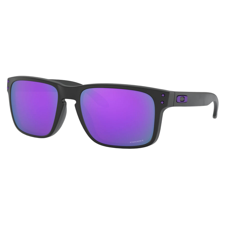OAKLEY HOLBROOK MATT BLACK W/ PRIZM VIOLET