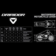DRIRIDER OUTDOOR WATERPROOF MOTORCYCLE COVER - SMALL