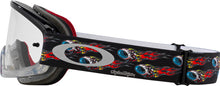 OAKLEY O FRAME 2.0 PRO XS TROY LEE DESIGNS EYEBALLS GOGGLES WITH CLEAR LENS