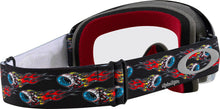OAKLEY O FRAME 2.0 PRO XS TROY LEE DESIGNS EYEBALLS GOGGLES WITH CLEAR LENS