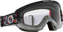 OAKLEY O FRAME 2.0 PRO XS TROY LEE DESIGNS EYEBALLS GOGGLES WITH CLEAR LENS