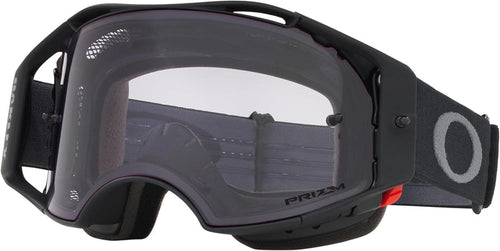 OAKLEY AIRBRAKE MTB BLACK GUNMETAL GOGGLES WITH CLEAR LENS