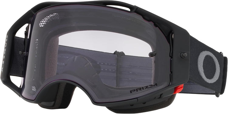 OAKLEY AIRBRAKE MTB BLACK GUNMETAL GOGGLES WITH CLEAR LENS