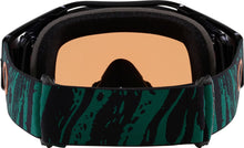 OAKLEY AIRBRAKE MTB VIRIDIAN STRIPED GOGGLES WITH PRIZM MX BRONZE LENS