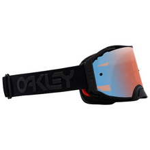 OAKLEY AIRBRAKE MX GOGGLES WITH PRIZM SAPPHIRE LENS B1B BLACKOUT STRAP