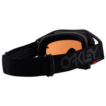 OAKLEY AIRBRAKE MX GOGGLES WITH PRIZM SAPPHIRE LENS B1B BLACKOUT STRAP